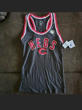 MLB Campus Lifestyle Cincinnati Reds Womans Tank Top Size Small